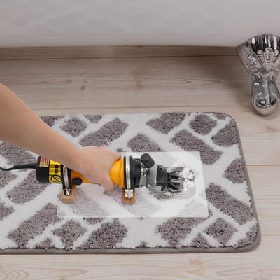 Elektrische Schaar - Tapijt Snijder - Stoffen Knippen - 6 Snelheden Instelbaar - 690 W - Zwart Geel