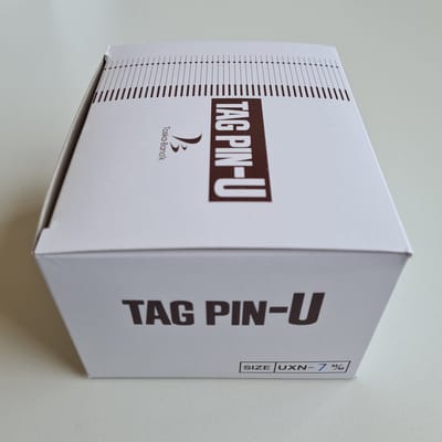 Banok textielpins/riddersporen 7mm fijn nylon - per doosje van 10.000 stuks - UXN 7
