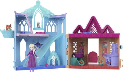 Mattel Disney Frozen winter speelset kasteel met dieren en accessoires.
