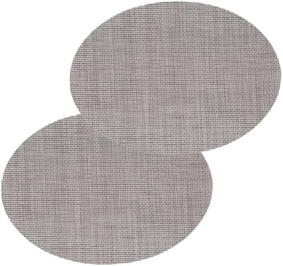 Secret De Gourmet Placemat Maoli - 4x - ovaal - grijs - 48 x 35 cm - kunststof - onderlegger - Tafel onderleggers