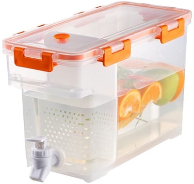 Allecto - Waterdispenser - 3.5L Drink Dispenser - Veilig BPA-vrij materiaal - Ideaal voor feestjes - Koel en warm water - Geschikt voor dagelijks g...