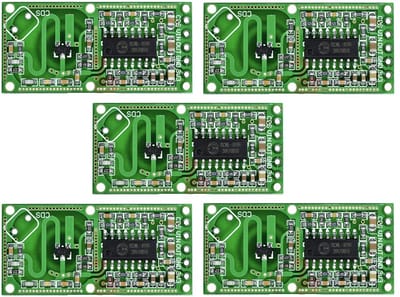 5 Stuks Microwave Radar Sensor Menselijke Sensor Module Inductie Switch Module 3,3 V