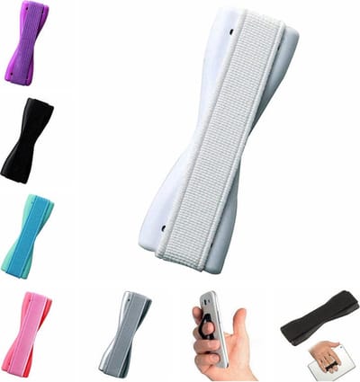 Sling grip Smartphone anti-slip greep - LB-454 Universele ring vinger telefoon houder - Vingergreep - Vingerhouder Elastische Band Zelfklevende finger holder - Wit