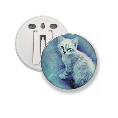Button Met Clip - Kat