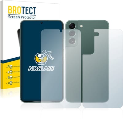 Screenprotector voor Samsung Galaxy S22 Plus 5G (Voor+Achter) Beschermglas transparant
