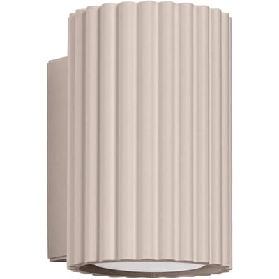 Sollux Lighting Wandlamp Karbon - GU10 - taupe - aluminium - 6.5x8.5x10cm