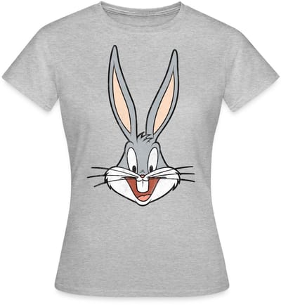 Looney Tunes Bugs Bunny Distressed T-Shirt Dames