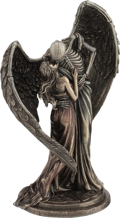 Veronese Design Beeld/figuur - De Kus des Doods - The Kiss of Death - (hxbxd) ca. 26cm x 16cm x 12,5см