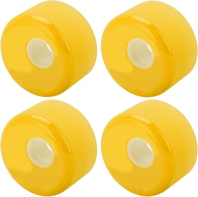 Longboard Wielen - Skateboard Cruiser - Vervangende Onderdelen - Stabiel en Stil - 70x42mm 80A - Geel