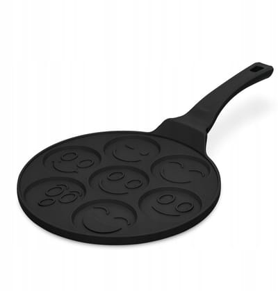 Pannenkoekenpan 26cm Emoji - BerlingerHaus Mat Zwart