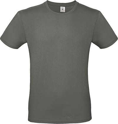 Classic E150 T-shirt B&C Collectie Millenial Khaki Maat M