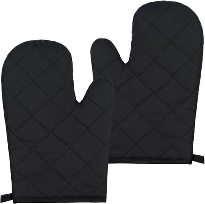 Ovenwanten Set - Pannenlappen Keukenhandschoenen - Koken Bakken Grillen - Extreem Hittebestendig - 24x17cm