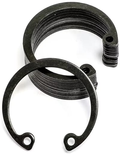 Dailygoods- Circlip 52mm - Borgringen Assortiment - Interne Borgringen - Bevestigingsmiddel - Mangaanstaal - 10 Stuks - Borgring