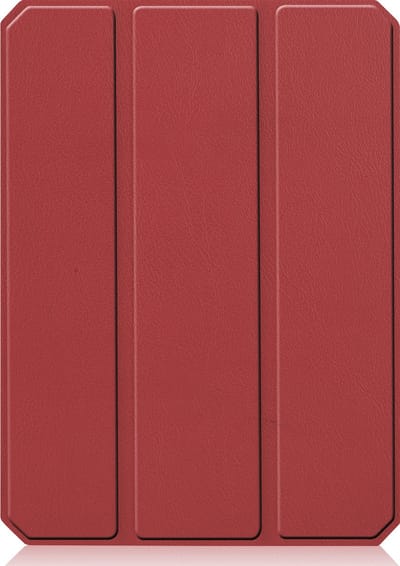 Hoesje - Geschikt voor Apple iPad Mini 6 (2021) - 8.3 inch - 6e Generatie - Dun & Stevig - Trifold Bookcase - Hard Cover Case - Met Uitsparing Geschikt voor Apple Pencil - Hardcover Book - Tablet Hoes - Donkerrood