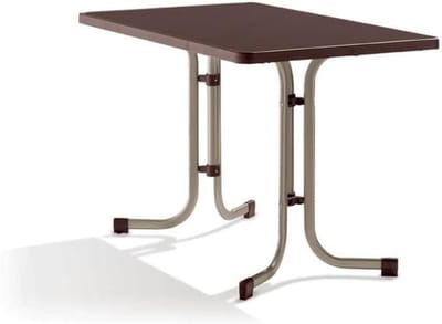 Klaptafel - Balkontafel Terrastafel - Buiten Zitten - Montagevrij - 115 x 70 cm - Leisteen Mokka