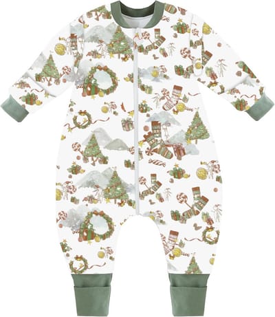 Babyslaapzak met voeten - Kinderslaapzak pyjama - Warm slapen - Afneembare mouwen - Hele jaar door - Universeel