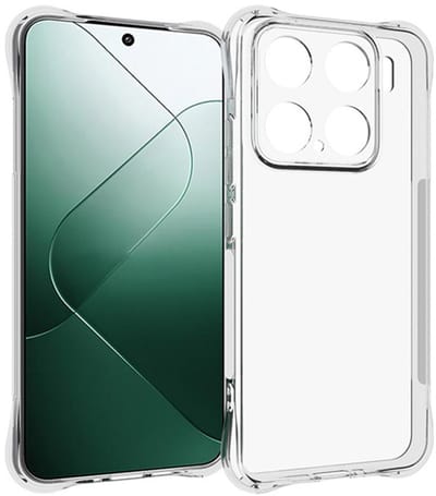 Coverup Hoesje - Geschikt voor Xiaomi 15 Hoesje - Coverup TPU Back Cover met AirBag Corners - Transparant