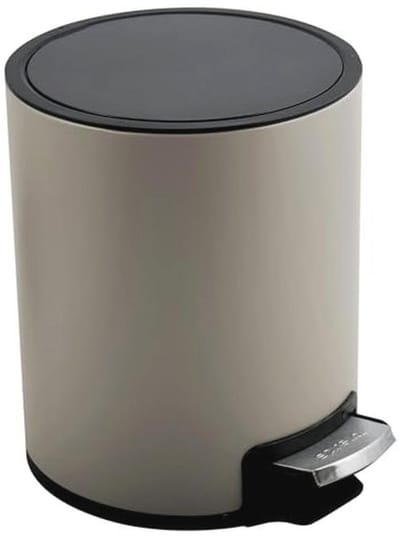 Pedaalemmer Roestvrij Staal 3 of 5 Liter met Zachte Sluiting en Binnencontainer voor Badkamer