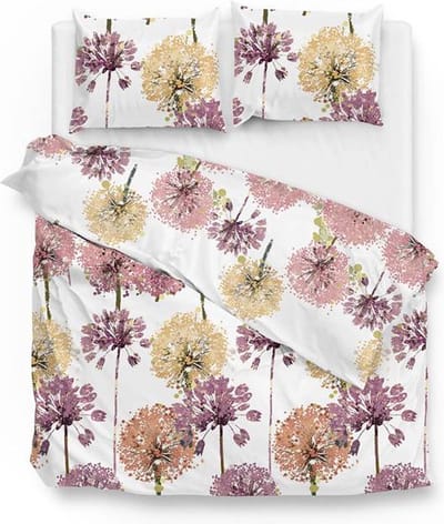 Zo!Home Maaike Dekbedovertrek - Tweepersoons - 200x200/220 cm - Pink