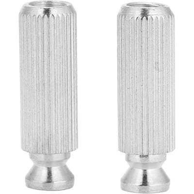 2 Pièces 8mm Goujons et Ancrages de Chevalet Tremolo pour Guitare Électrique Floyd Rose (argent) argenté