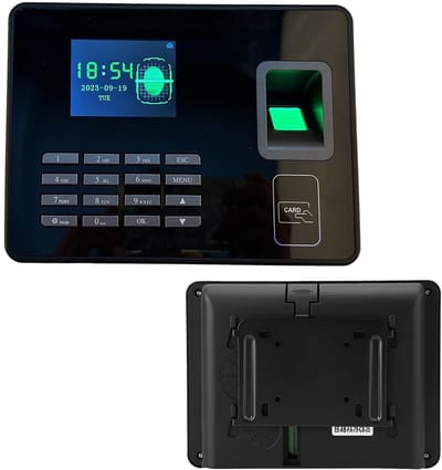 Dailygoody - Biometrische Vingerafdruklezer - Werknemersaanwezigheidsmachine - Snelle herkenning - Zwart - Aanwezigheidssysteem - Geschikt voor K