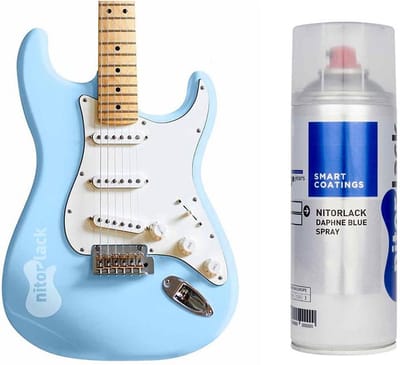 NitroLACK Nitrocellulose Lak - Daphne Blauw voor Gitaar