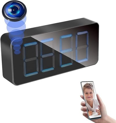 Lexium Verborgen Camera - Spionage Camera - Geheime Camera - Spy Camera - Spycamera - Spion Camera - Verborgen Mini Camera - Spy Camera Mini - Afluisteren - Afluisterapparatuur