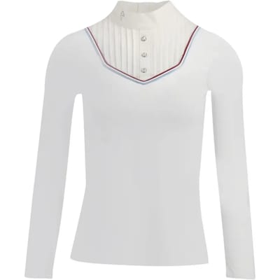Damespolo met lange mouwen Equithème Cabourg