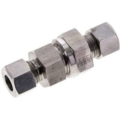 12L (M18x1.5) RVS Terugslagklep Snijring 1-250 bar ISO 8434-1