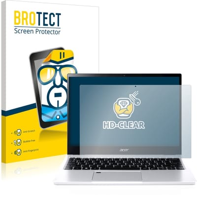 BROTECT - Screenprotector voor Acer Spin 3 SP313-51N - Folie Beschermfolie transparant