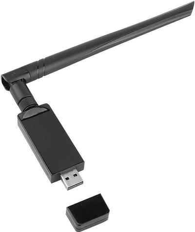 Netwerk Adapter - Wifi Dongle - Draadloze Verbinding - Dual Band 600 Mbps - Met Bluetooth 4.0 - Zwart