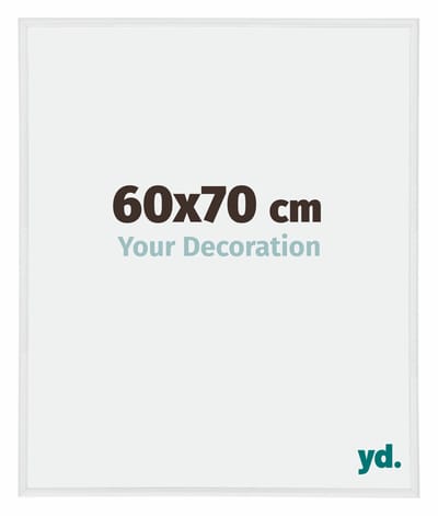 Your Decoration - Fotolijst 60x70 cm - Kunststof - Wit Hoogglans - Annecy