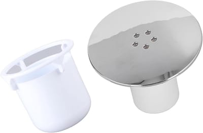 Doucheafvoer Deksel - Vervangende Afvoerplug voor Snelstromende Douche, Roestvrij Staal, Waterdicht en Antikleef