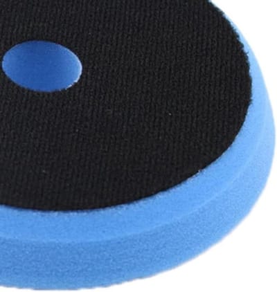 Polijstpad - Spons schijf - Auto poetsen - Hoge dichtheid spons - 5 inch - Blauw