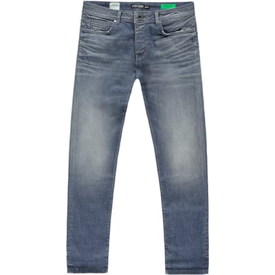 Cars Jeans Jeans Marshall Slim Fit Grey Blue Size: W27L32 | Slim Outlet | Heren | Blauw