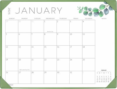 Bureaukalender 2025 - 18-maanden Kalender met Bureauonderlegger voor Planning tot juni 2026
