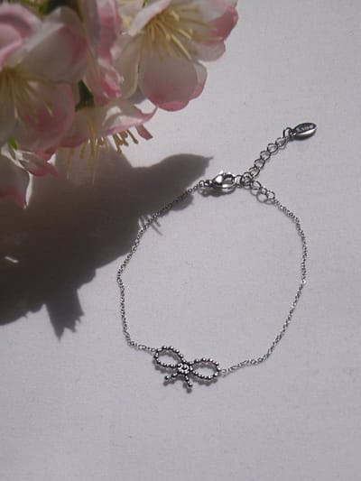 Sweet Bow Armband | Strikje Symbool van Waarde & Zelfliefde – Elegant Vrouwelijk Sieraad | Subtiel Cadeau Detail | BlijvendJij Sieraden