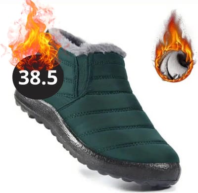 Bovista Snowboots - Sneeuwschoenen - Sneeuwboots - Dames - Wintersport - Ski - Skischoenen - Donker Groen - 38.5 - Laag