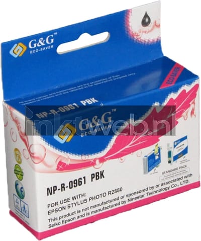 Huismerk Epson T0961 foto zwart (Huismerk (compatible))