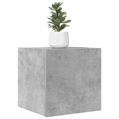 vidaXL - Tv-wandmeubel - 30,5x30x30 - cm - betongrijs