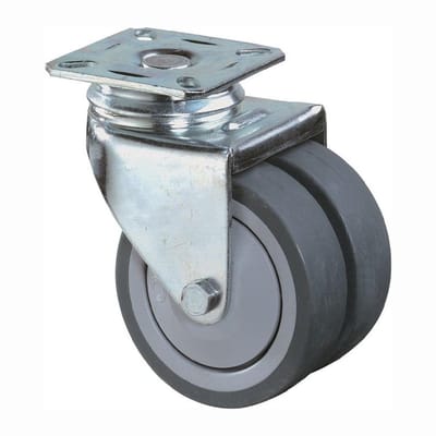 BS zwenkwielen Dubbel zwenkwiel Ø 50 mm 60 kg - B100.A85.050