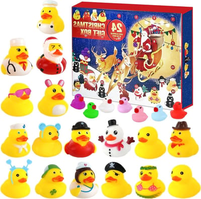 Kerst Adventskalender met 24 Dagen Telaf naar de Feestdagen met Eendjes en Verrassingen