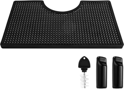 Bier druppellade voor tapkraan - antislip PVC oppervlakmontage drainer - past op standaard draftbier tafelopbouw tappentoren