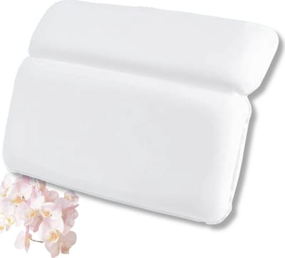 Nivard Spa Kussen - Badkussen - Badkussens Voor In Bad - Spa Bar - Accessoires - Jacuzzi Kussen - Wit