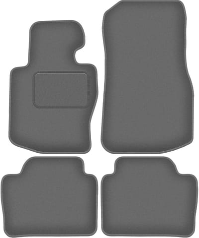 Wielganizator WLG-CARLUX-GRAFIET - Auto Vloermatten - 2014-2021 - BMW 4 Serie - Graphietkleurig