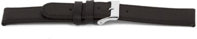 Horlogeband Universeel D400 Leder Bruin 14mm