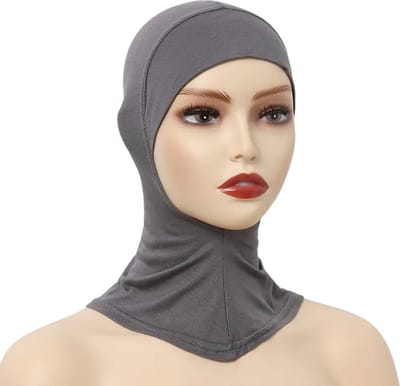 Bovista Hoofddoek - Hijab - Dames - Abaya - Sjaal - Islamitische Kleding - Moslim Kleding - Alhamdulillah - Donkergrijs