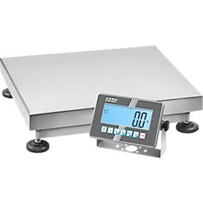 KERN SXC 300K-2M - Industriële platformweegschaal, weegbereik 150 kg/300 kg, wettelijk voor handel, IP68, met alibigeheugenoptie