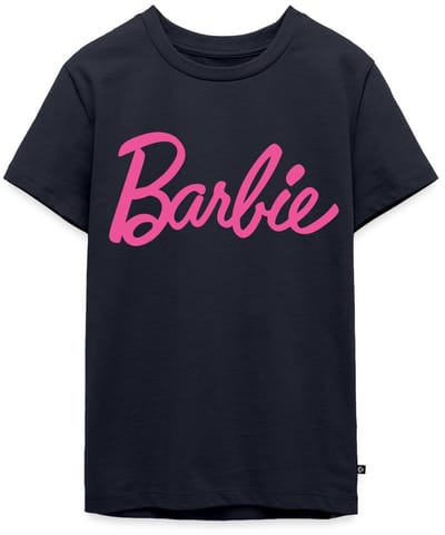 Barbie Klassiek Logo Premium T-Shirt Tiener