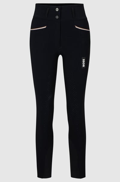 Boss Equestrian Rijbroek Dames Hoge Taille Full Grip Hailey Core XXS Zwart